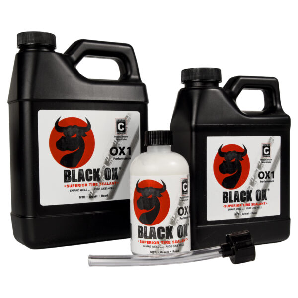 נוזל אטימה לצמיגים עם סיבי קרבון Black Ox – Performance OX1